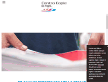 Tablet Screenshot of centrocopiedeangeli.com